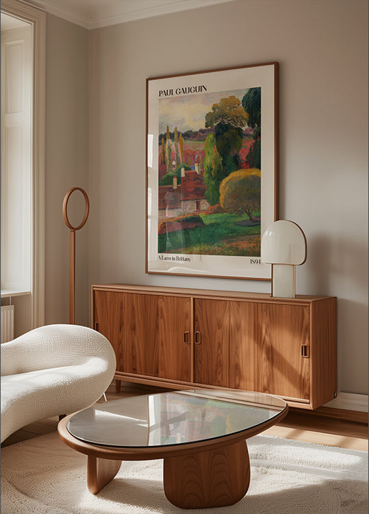 A Farm in Brittany, Paul Gauguin 1894 Plakat - Posterbox.dk