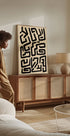 Abstract Maze Lines Plakat - Posterbox