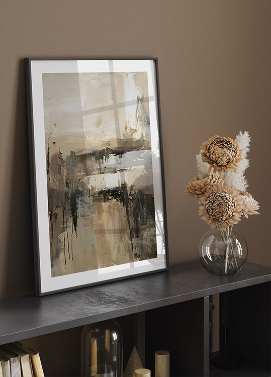 Abstract Natural Layers Plakat - Posterbox.dk