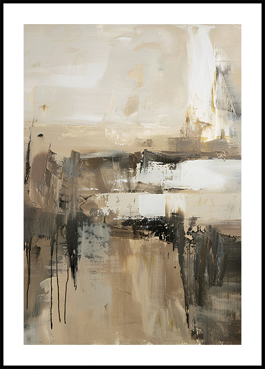 Abstract Natural Layers Plakat - Posterbox.dk