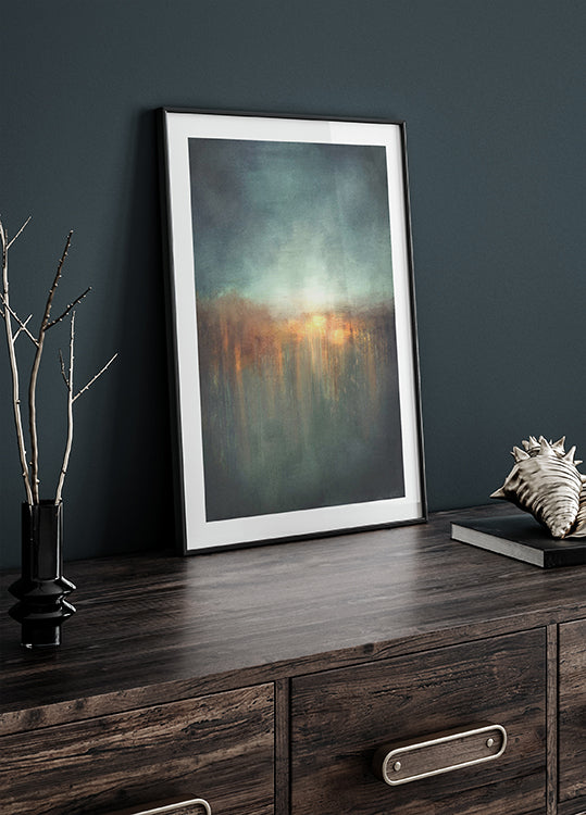 Abstract Surreal Sunset Plakat - Posterbox.dk