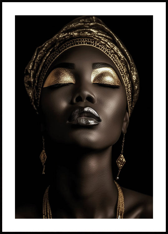 African Golden Beauty Plakat - Posterbox.dk