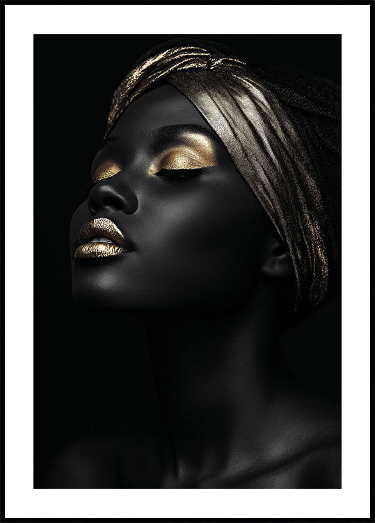 African Golden Woman II Plakat - Posterbox.dk
