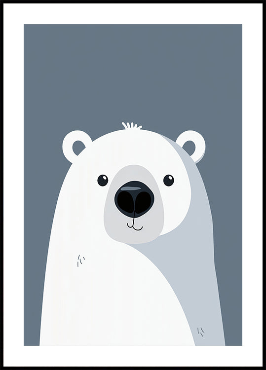 Arctic Smile, Polar Bear Plakat - Posterbox.dk