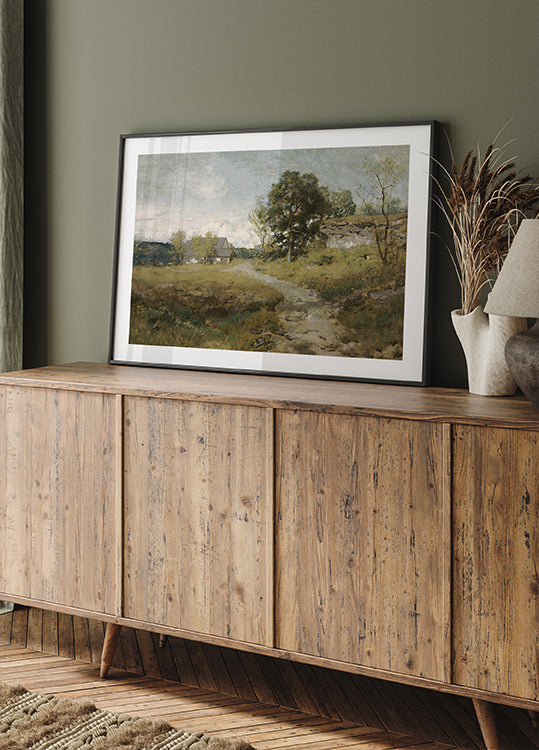 Arkville Landscape By Alexander H. Wyant Plakat - Posterbox.dk