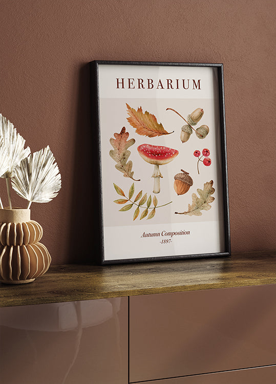 Autumn Herbarium Plakat - Posterbox.dk