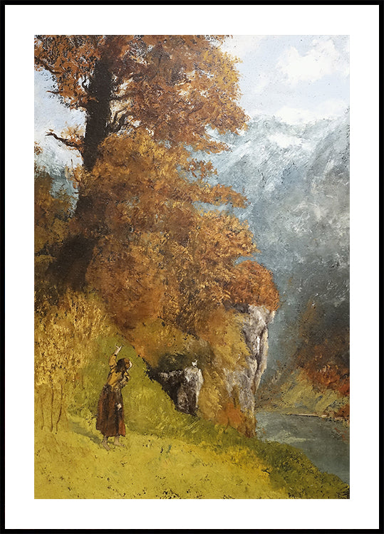 Autumn Landscape by Gustave Courbet Plakat - Posterbox.dk