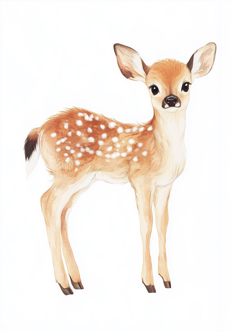 Baby Deer With Spots Plakat - Posterbox.dk