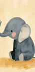 Baby Elephant Plakat - Posterbox.dk