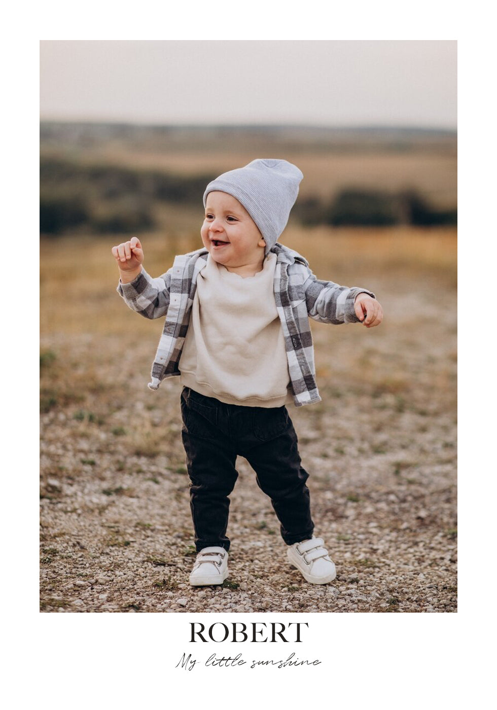 Baby or Child Personalized Name Plakat - Posterbox.dk