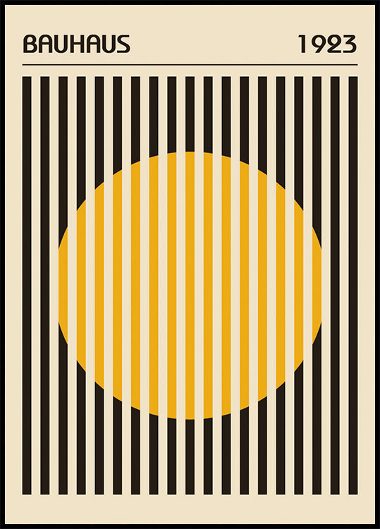 Bauhaus Circle Plakat - Posterbox.dk