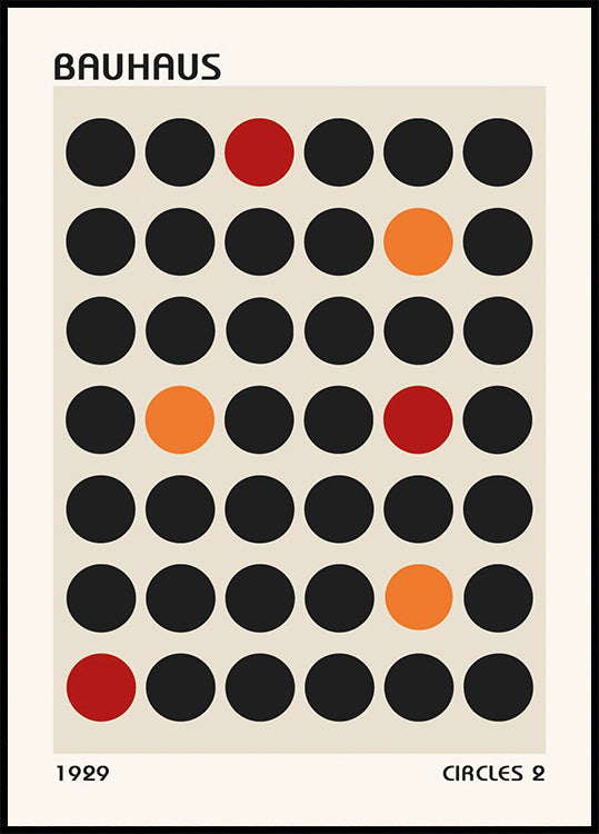 Bauhaus Circles 2 Plakat - Posterbox.dk