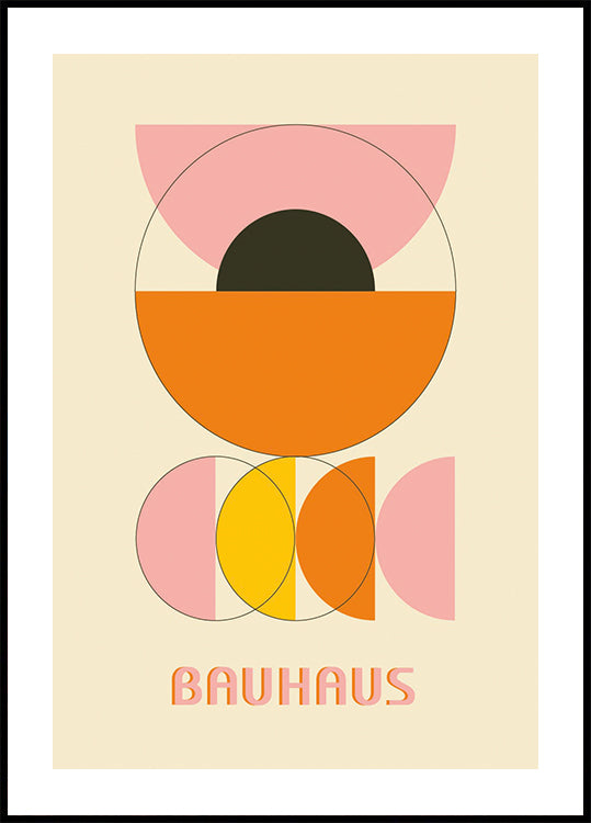 Bauhaus Color Shapes No.4 Plakat - Posterbox.dk