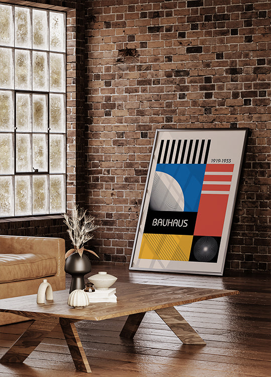 Bauhaus Colorful Plakat - Posterbox.dk