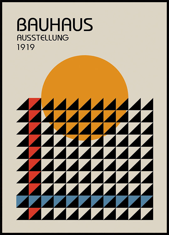Bauhaus Exhibition Plakat - Posterbox.dk