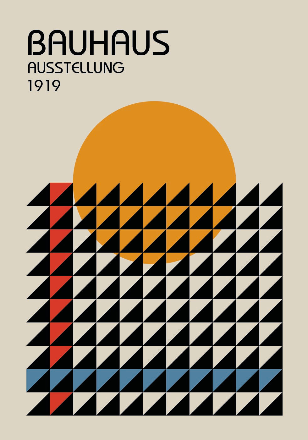 Bauhaus Exhibition Plakat - Posterbox.dk