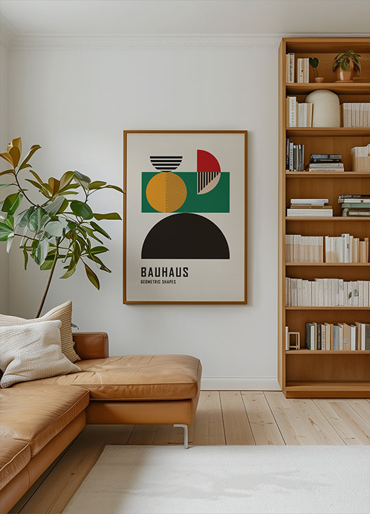 Bauhaus Geometric Shapes №4 Plakat - Posterbox.dk