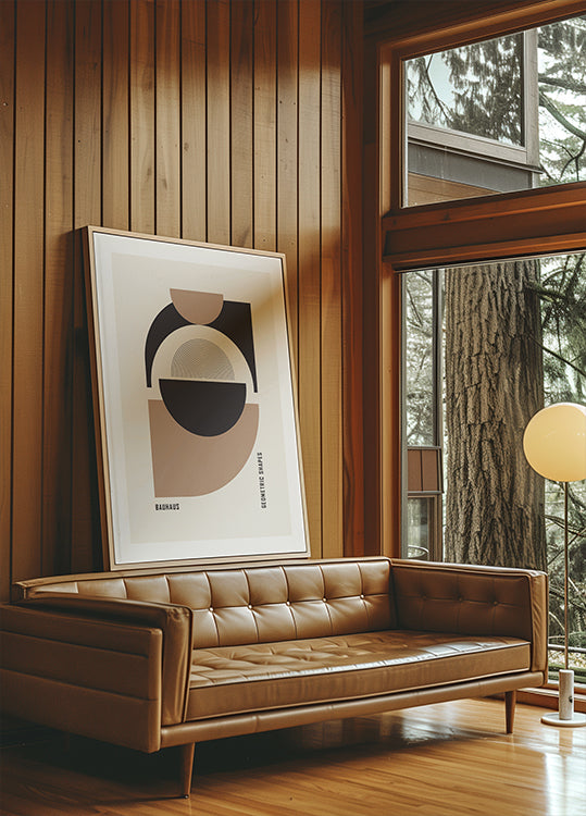 Bauhaus Geometric Shapes No.1 Plakat - Posterbox.dk