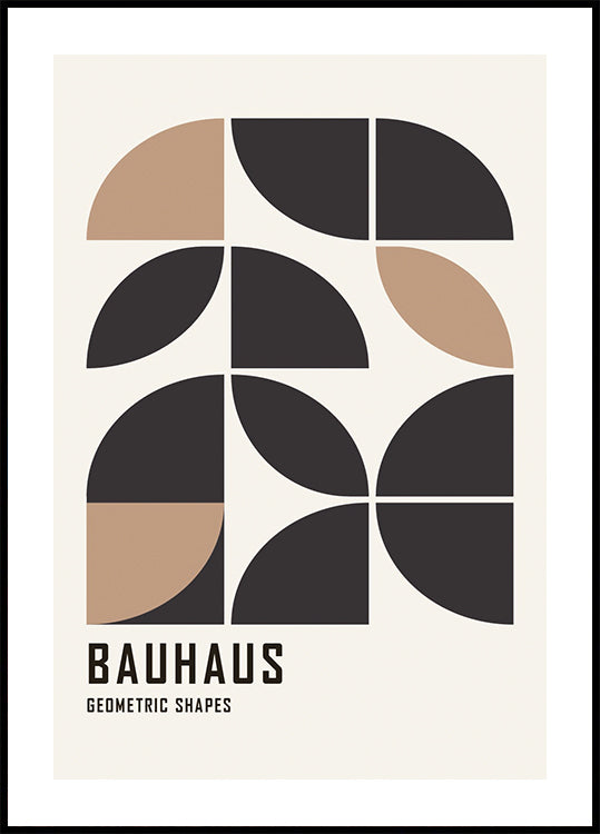Bauhaus Geometric Shapes No.2 Plakat - Posterbox.dk