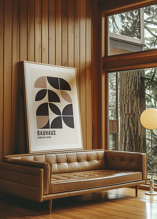 Bauhaus Geometric Shapes No.2 Plakat - Posterbox.dk
