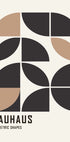 Bauhaus Geometric Shapes No.2 Plakat - Posterbox.dk