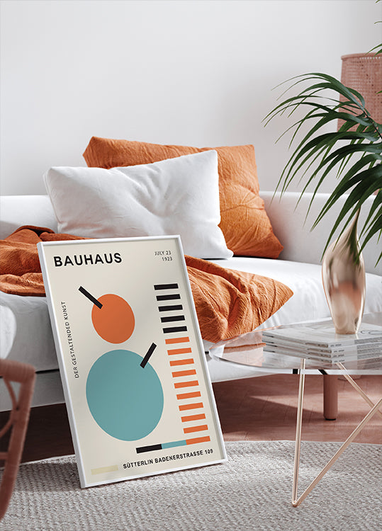 Bauhaus Geometry No.2, modernist Plakat - Posterbox.dk