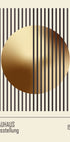 Bauhaus Golden Gradient Plakat - Posterbox.dk