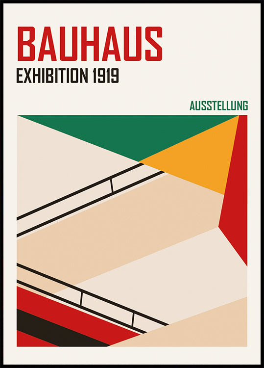 Bauhaus Staircase Plakat - Posterbox.dk