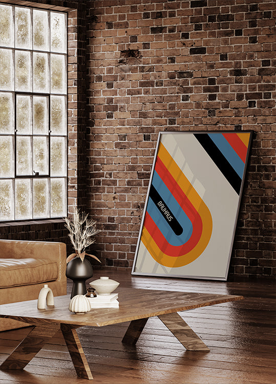 Bauhaus Stripes Plakat - Posterbox.dk