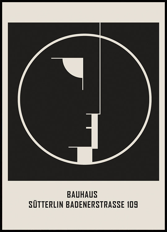 Bauhaus Sütterlin Badenerstrasse No.2 Plakat - Posterbox.dk
