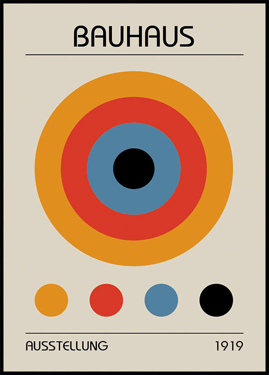 Bauhaus Target Plakat - Posterbox.dk