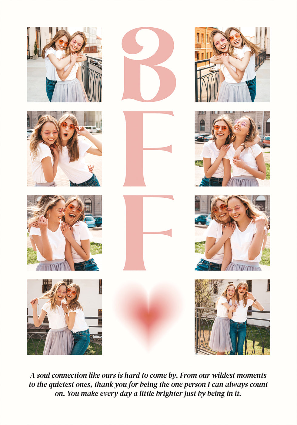 BFF Photo Collage Personal - Posterbox
