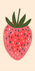 Big Happy Strawberry Plakat - Posterbox.dk