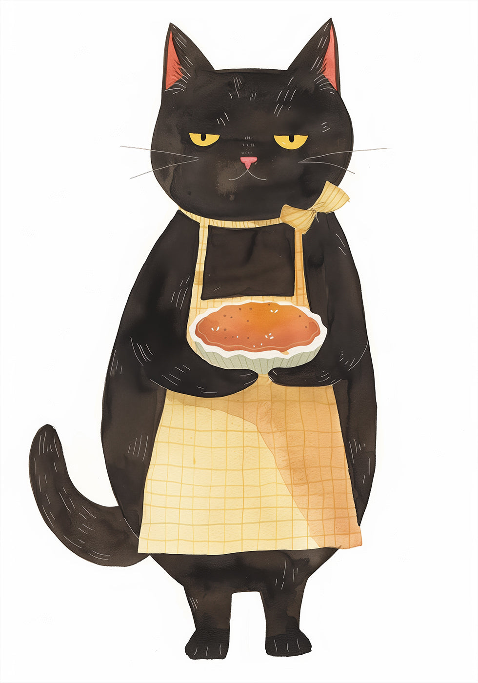 Black Cat Baker Plakat - Posterbox.dk