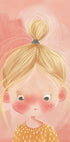 Blonde Girl With Freckles Plakat - Posterbox.dk