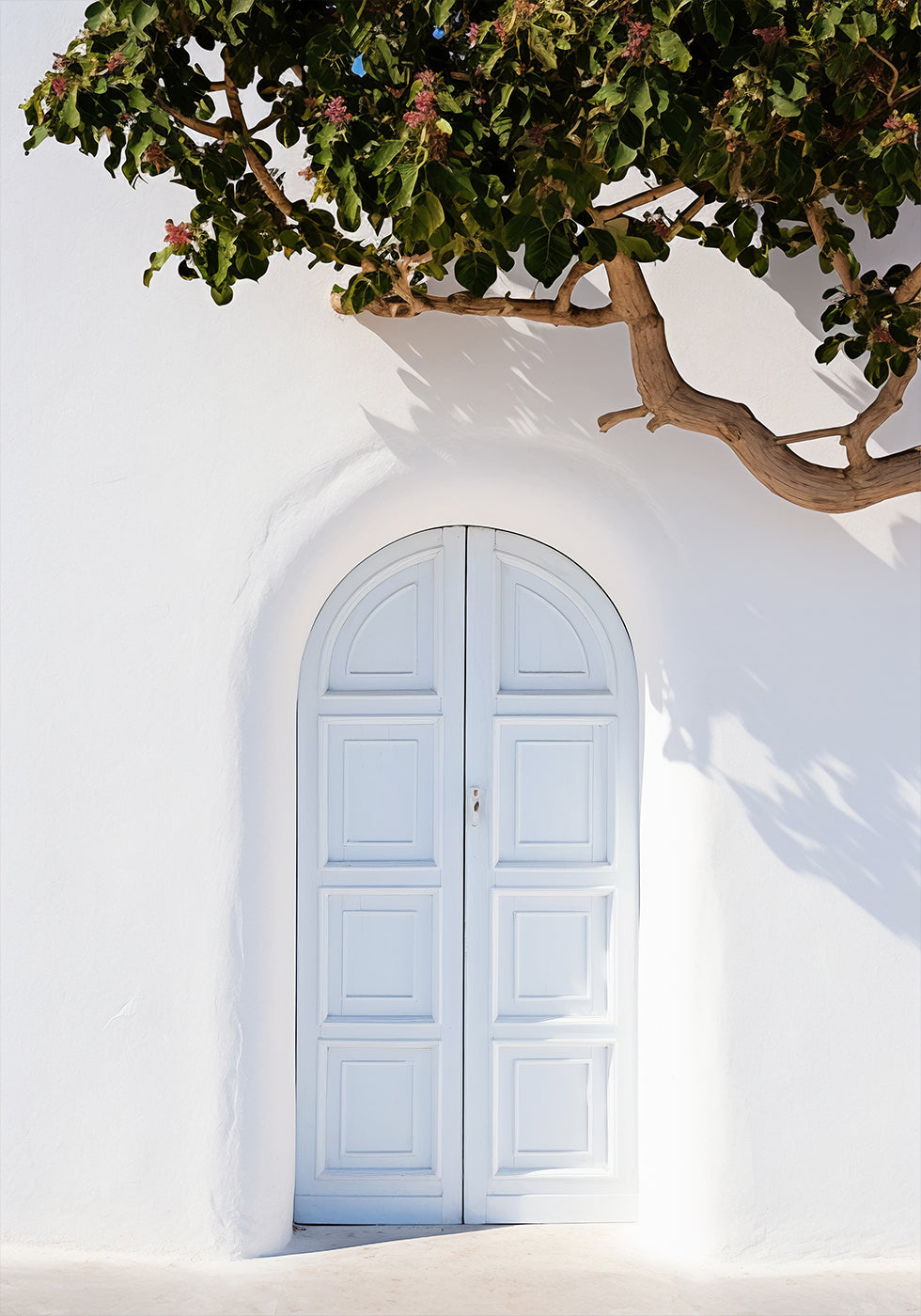 Blue Door, Mediterranean Architecture Plakat - Posterbox.dk
