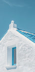 Blue Roof and White Walls Plakat - Posterbox.dk