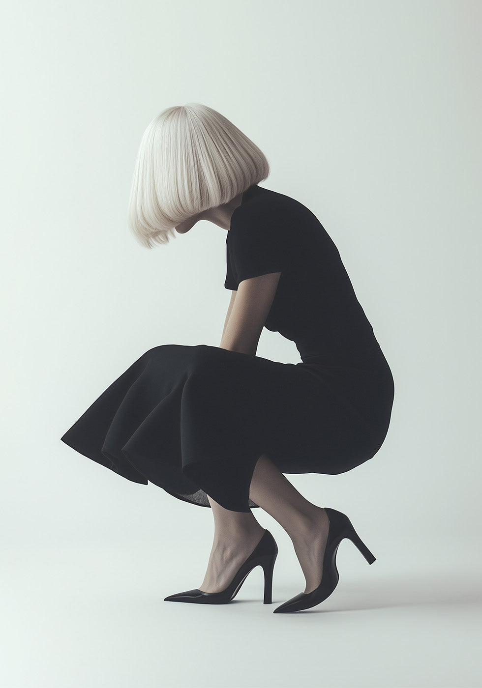 Bob Haircut Modern Fashion Plakat - Posterbox.dk