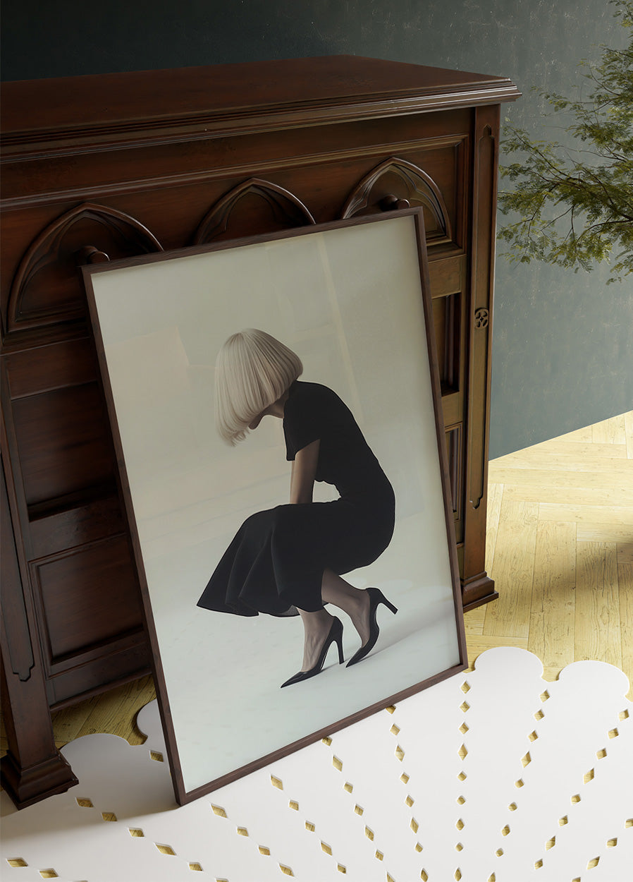 Bob Haircut Modern Fashion Plakat - Posterbox.dk