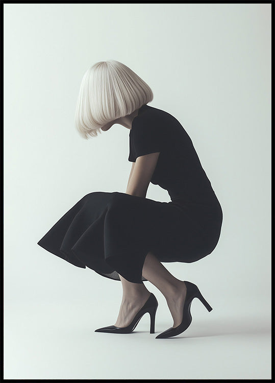 Bob Haircut Modern Fashion Plakat - Posterbox.dk