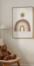 Boho Rainbow and Sun Plakat - Posterbox.dk