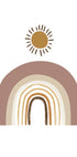 Boho Rainbow and Sun Plakat - Posterbox.dk