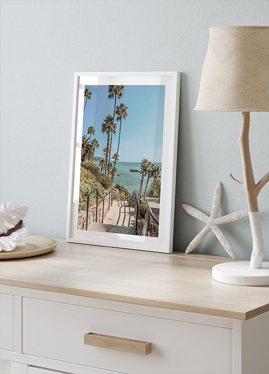 California Coastal Path Plakat - Posterbox.dk