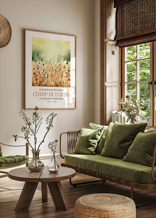 Champ De Fleurs Plakat - Posterbox.dk