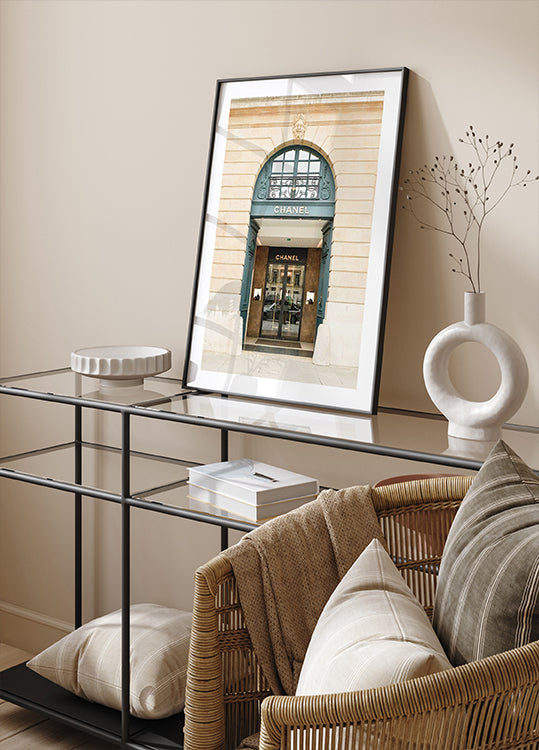 Chanel Boutique Paris Plakat - Posterbox.dk