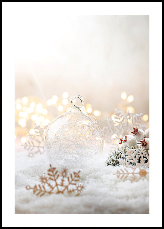 Christmas White Decorations №2 Plakat - Posterbox.dk