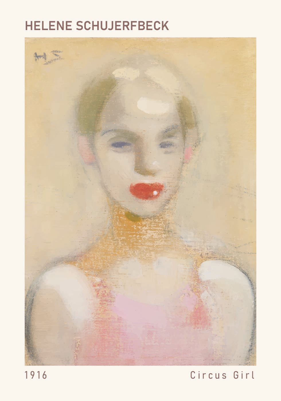 Circus Girl, Helene Schjerfbeck Plakat - Posterbox.dk