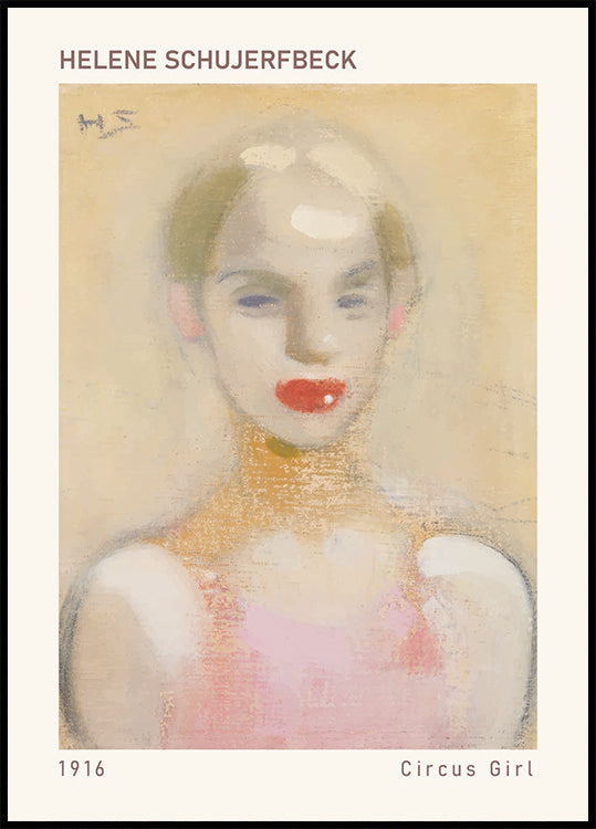 Circus Girl, Helene Schjerfbeck Plakat - Posterbox.dk