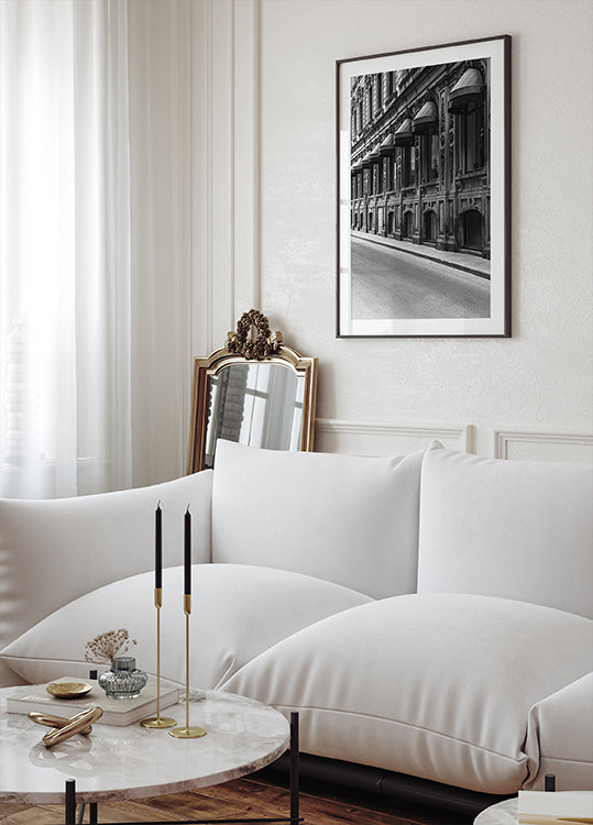 City Patterns in Black and White Plakat - Posterbox.dk