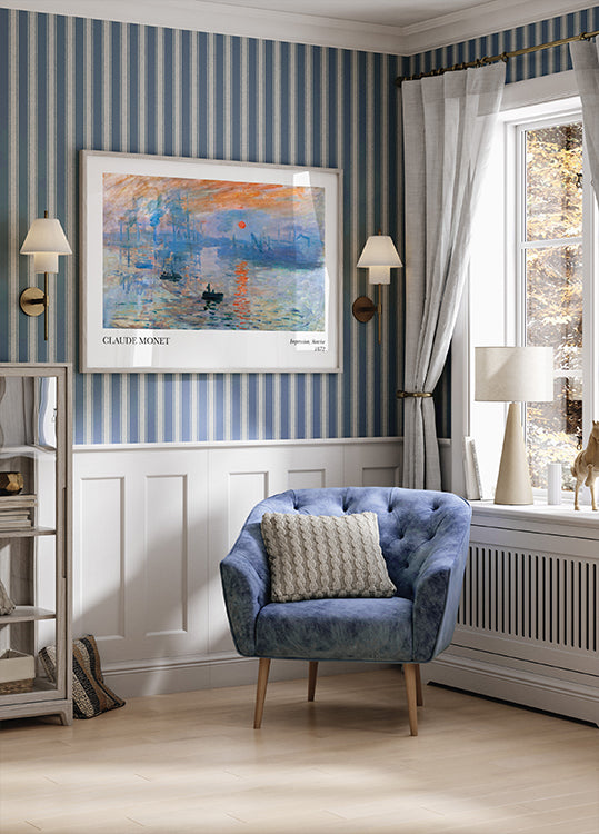 Claude Monet - Impression, Sunrise Plakat - Posterbox.dk